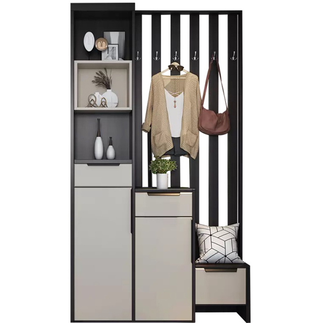 Simple Wooden Customized Bedroom Living ROM Furniture Wardrobe Shoe Case Wine Display Cabinet UL-22LV1717