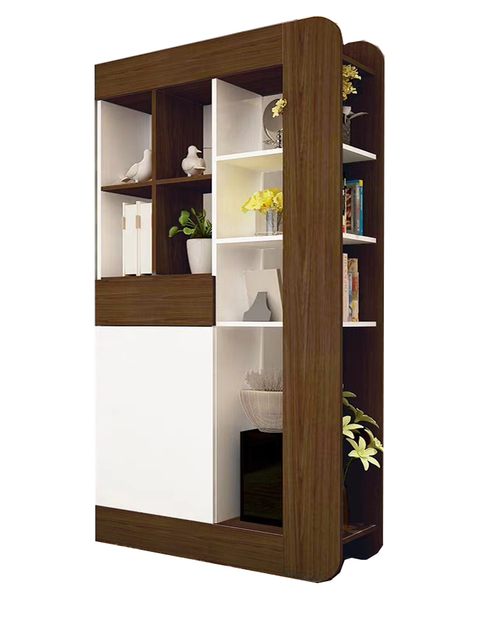 Modern Wooden Home Customize Living Room Kitchen Furnitutre Simple White Showcase Wine Cabinet UL-9L0288
