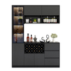 Customize Apartment Home Living Room Furniture Storage Melamine Wood Door Panel Kitchen Wine Sideboard Bookcase Filing Cabinets UL-11N1032
