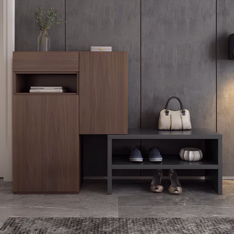 New Design Indoor Storage Wooden Living Room Customized Size Shoe Rack Cabinet MDF Storage Cabinets