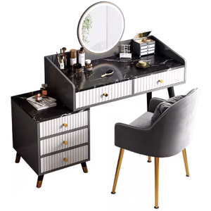 Simple Small Light Luxury Makeup Table Storage Cabinet Integrated Dressing Desk