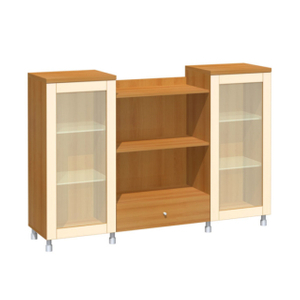 Wholesale Wooden Home Modern Chest Drawer Book Case Shelf MDF Storage Cabinet Living Room Furniture