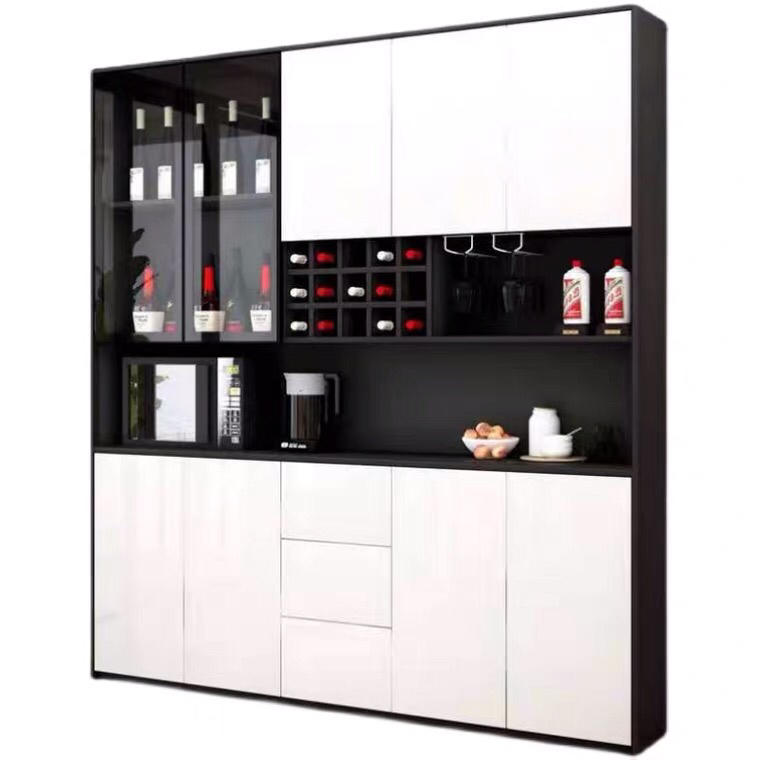 Chinese Supplier Wine Wooden Living Room Home Furniture Display Cabinet with Wine Cabinet Bar UL-22NF0121