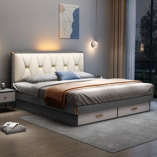 5 Star Hotel Room King Queen Double Single Size Luxury Wooden Headboard Bed
