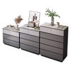 Modern Design Large Capacity New Style Wooden Living Room Bedroom Furniture Chest Drawers