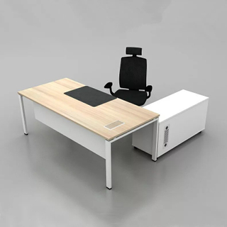 Office Desk Luxury Executive Modern Office Desk L Shaped Computer Desk Office Furniture HX-9CN0725