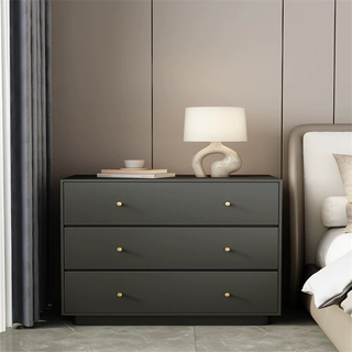 Light Luxury Modern Bedroom Furniture 3 Drawer Modular Chest Simple Living Night Stand Bedside Assembled