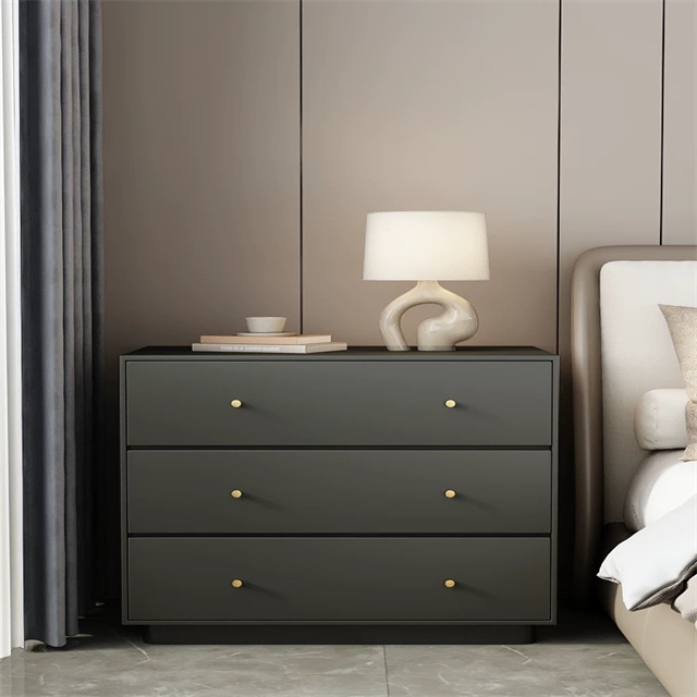 Wholesale Factory Price Bedroom Wooden Simple Drawer Nightstand