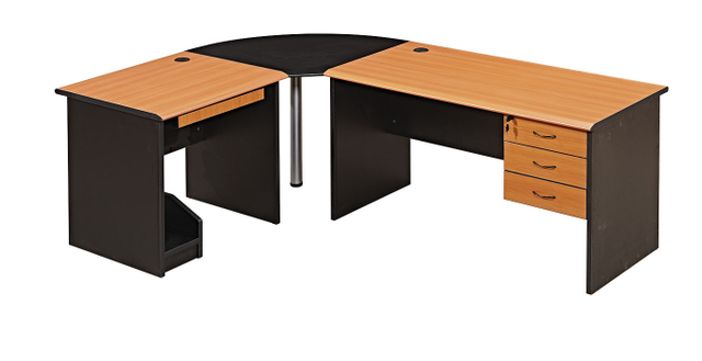 Modern CEO Boss L Shape Wooden Office Furniture Manager Executive Computer Desk UL-9EU1058