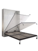 Custom Made Hidden Murphy Wall Bed with Wardrobe Desk Shelf Cupboard for Bedroom & Living Room UL-22WB016