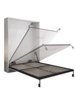 Queen Size Gray Murphy Bed Wall Bed with Cabinets Product Category Murphy Beds UL-22WB018