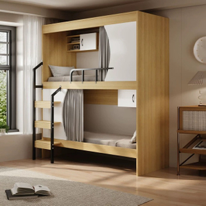 Hot Selling School Children Bunk Bed MDF Wooden Kids Furniture