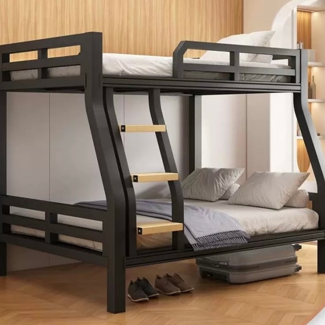 Modern Wholesale Wooden Children's Bedroom Furniture Set Single Kids Bunk Bed