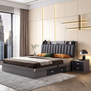 Furniture Set Modern Living room Wooden Hotel Durable Bedroom King Size Bed