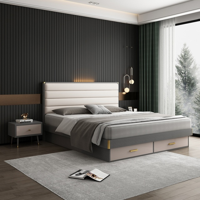 Modern Wooden Mattress Wall Murphy Capsule Bedroom Double Queen Single King Size Bed