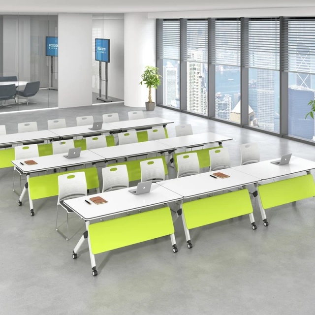 Hot Selling Conference Training Lecture Laptop Office Study Furniture Flip Folding Table