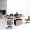 Office Workstation Furniture Modern Design Office Table Modular Four Seat Office Workstation