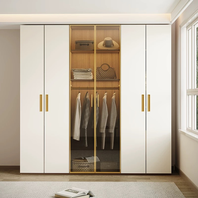 Top Quality Bedroom Furniture Closet Cabinet Modern Wooden Design Wardrobe