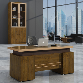 Luxury Modern High Quality Hot Sale New Design Office Desks Wooden Manager CEO Wooden Office Executive Computer Table UL-23FD2026