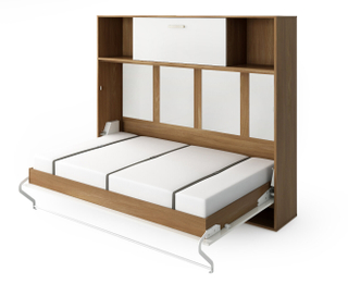 Modern Home Apartment Bedroom Furniture Foldable Wall Bed Double Bed with Computer Desk UL-22WB015