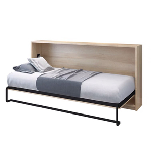 Custom Made Hidden Murphy Wall Bed with Wardrobe Desk Shelf Cupboard for Bedroom & Living Room UL-22WB016