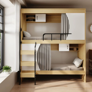 Nice Design Bedroom Furniture 3 Year Warranty Children Bunk Bed Wall Bed with Factory Price