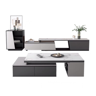 Living Room Melamine MDF Wooden Modern Designer Wooden Coffee Table Sets -UL-22NF0037