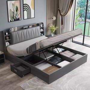 Wooden Hotel Drawer king Size Bedroom Furniture Mdf Storage Box Double king Size Bed 