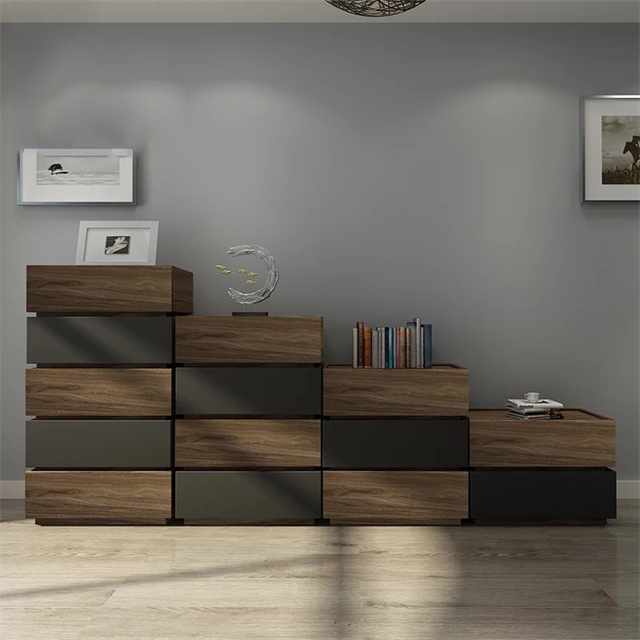 Modern Home Living Room Cabinet Wooden Furniture Fashion Cabinets Chest Drawer