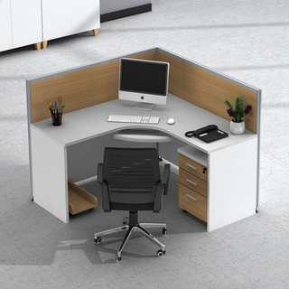 Factory Made Cheap Price Office 8 Unit Shelf Cabinet Workstation Desk