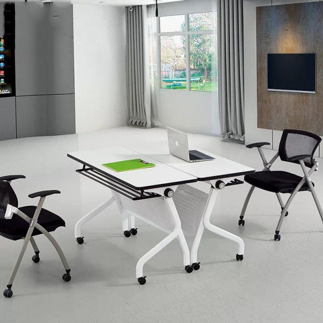 Hot Selling Conference Training Lecture Laptop Office Study Furniture Flip Folding Table