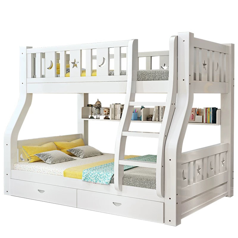Competitive Price Bedroom Furniture Wooden Bed Bunk Beds with Drawers