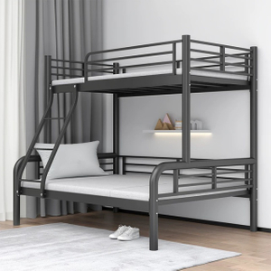 Modern Wholesale Wooden Children's Bedroom Furniture Set Single Kids Bunk Bed