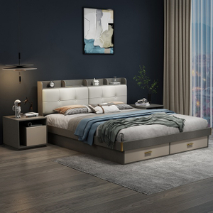 Modern Wooden Mattress Wall Murphy Capsule Bedroom Double Queen Single King Size Bed