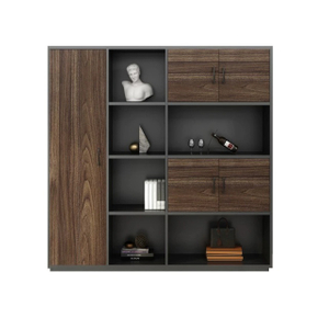 Wooden Multi-Layer Office furniture Storage Cabinet Bookshelf Locks Filing Cabinets