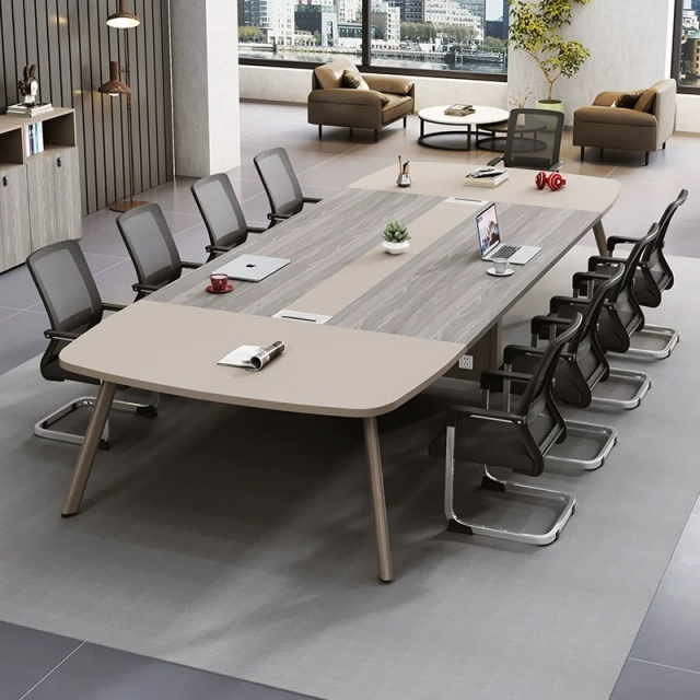 Fashion Modern Style Office Conference Table for Meetings and Workspaces Furniture Desk 