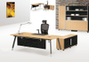 Modern Wood Executive Office Desk High End L Shaped Ceo Desk Office Furniture HX-9E0110