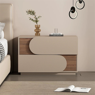 Simple Melamine Household Customized Anticorrosion Bedroom Nightstands