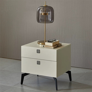  Minimalist Nightstand with Drawers Bedroom Bedside Table Cabinet Wooden Nightstand