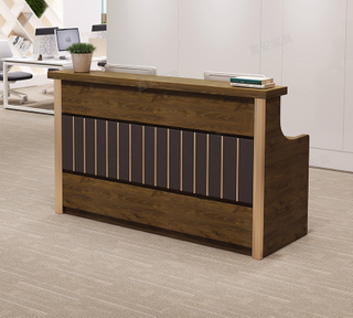 Company Front Table Wooden Front Desk Office Furniture Reception Desk Modern Reception Counter Front Desk UL-23FD2035
