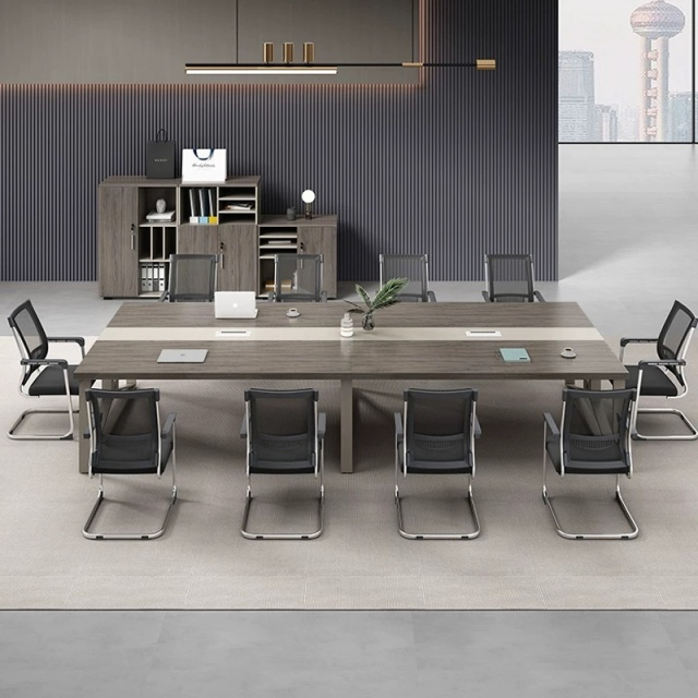 Fashion Modern Style Office Conference Table for Meetings and Workspaces Furniture Desk 