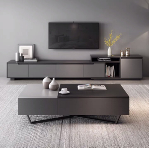 High Quality Modern Wooden Side Table Home Hotel Living Room Furniture Coffee Table Set-UL-22NF0040