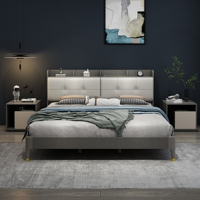 Modern Wooden Mattress Wall Murphy Capsule Bedroom Double Queen Single King Size Bed