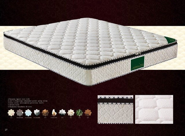 Free Sample California king Size Sleep Well Spring Cheap Comfortable Mattress 100 Polyester Knitted UL-SK801