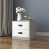 Wholesale Modern Wooden Living Room Furniture 2 Drawer Nightstand Side Table
