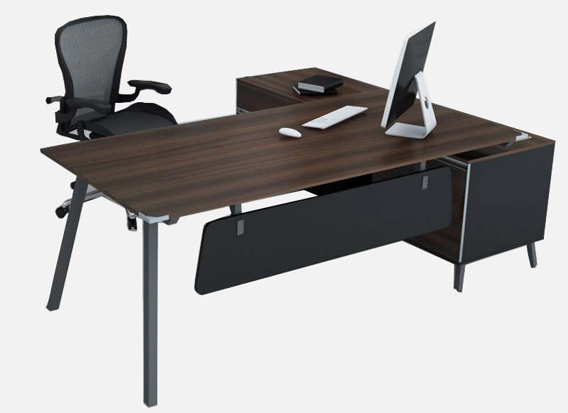 New L Shape Office Desk Wholesale Price Office Table Executive Desk HX-19YK044