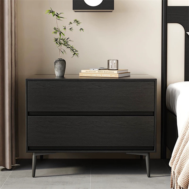 Wholesale Factory Price Bedroom Wooden Simple Drawer Nightstand