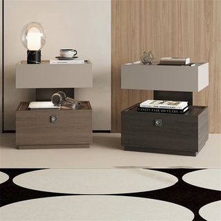 Luxury Bedroom Bedside Table Modern Design Small Night Stand Home Furniture Storage Drawer Nightstand