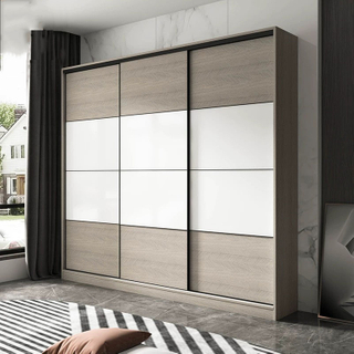 Factory Wholesale Fashion Bedroom Furniture Modern Wooden Wardrobes