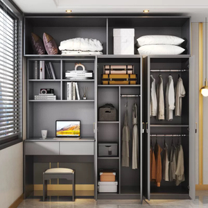 Top Quality Bedroom Furniture Closet Cabinet Modern Wooden Design Wardrobe